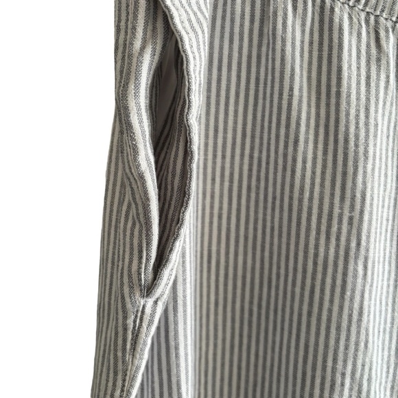 Old Navy High-Rise Linen Blend Pants Size XXL Straight Leg Casual Stretchy Waist - Picture 4 of 15